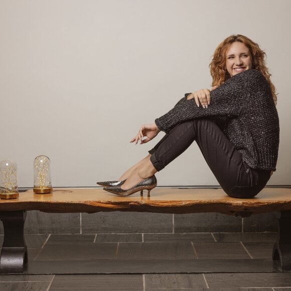 Silver Lining – Gun Metal Metallic Heels, New in Box - Picture 6 of 6